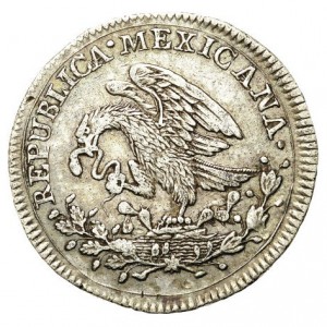 Аверс монеты Мексика, 2 реала, 1824