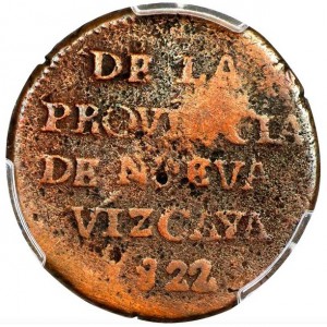 Реверс монеты Мексика, ¼ реала, 1822