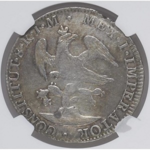 Реверс монеты Мексика, 8 реалов, 1822