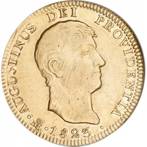 Аверс монеты Мексика, 4 эскудо, 1823