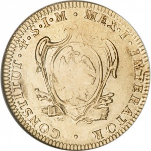 Реверс монеты Мексика, 4 эскудо, 1823