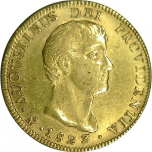 Аверс монеты Мексика, 8 эскудо, 1823