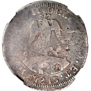 Аверс монеты Мексика, 4 реала, 1813, Национальный конгресс