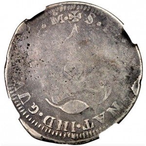 Реверс монеты Мексика, 4 реала, 1813, Национальный конгресс