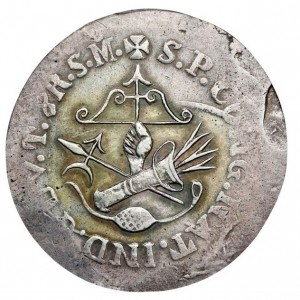Реверс монеты Мексика, 8 реалов, 1812-1813, Национальный конгресс