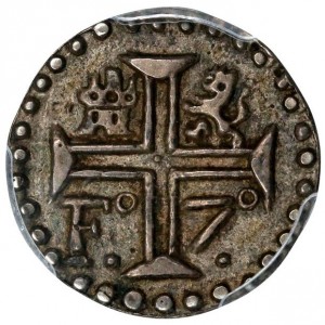 Аверс монеты Мексика, ½ реала, 1812, Монета роялистов
