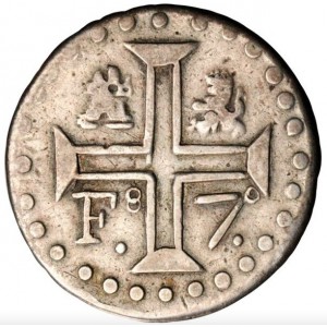 Аверс монеты Мексика, 1 реал, 1812, Монета роялистов