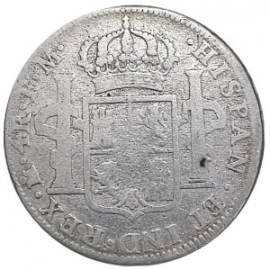 Реверс монеты Мексика, 4 реала, 1789-1790