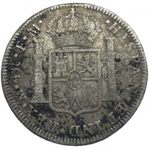 Реверс монеты Мексика, 4 реала, 1790