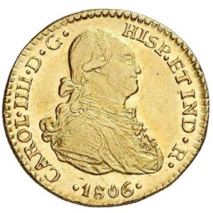 Аверс монеты Мексика, 1 эскудо, 1792-1808