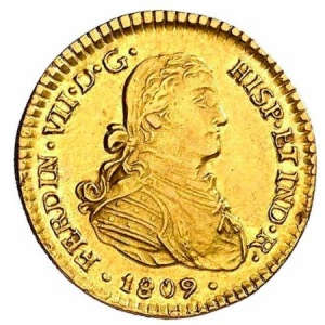 Аверс монеты Мексика, 1 эскудо, 1809-1812