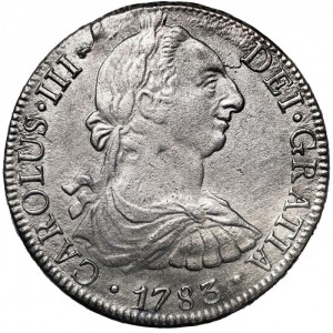 Аверс монеты Мексика, 1 реал, 1772-1784
