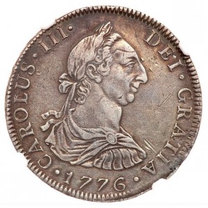 Аверс монеты Мексика, 4 реала, 1772-1784