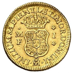 Реверс монеты Мексика, 1 эскудо, 1747