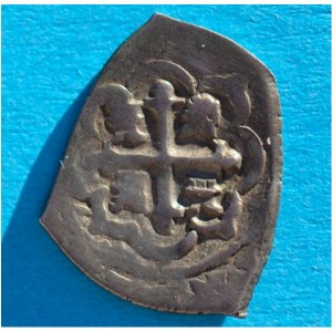 Реверс монеты Мексика, ½ реала, 1729-1733