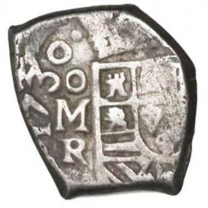 Аверс монеты Мексика, 1 реал, 1729-1732