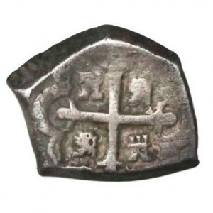 Реверс монеты Мексика, 1 реал, 1729-1732