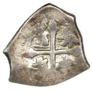Реверс монеты Мексика, 2 реала, 1701-1728