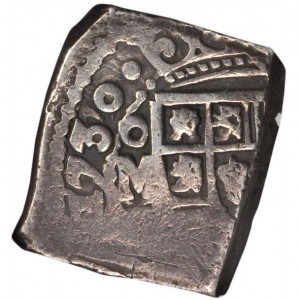 Аверс монеты Мексика, 2 реала, 1729-1733