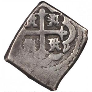 Реверс монеты Мексика, 2 реала, 1729-1733