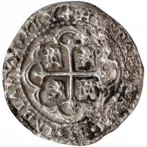Реверс монеты Мексика, 4 реала, 1729-1732