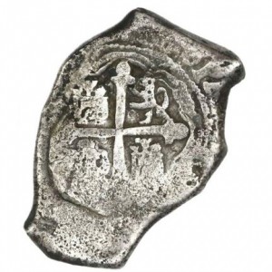 Реверс монеты Мексика, 8 реалов, 1701-1728