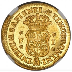 Реверс монеты Мексика, 1 эскудо, 1732-1747