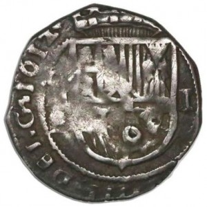 Аверс монеты Мексика, 1 реал, 1598-1620, Коб монета