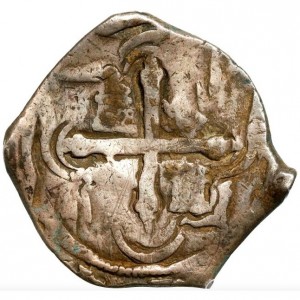 Реверс монеты Мексика, 4 реала, 1622-1665, Коб монета