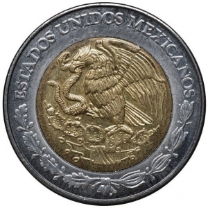 Аверс монеты Мексика, 5 песо, 2008, Карлос Мария де Бустаманте