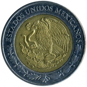 Аверс монеты Мексика, 5 песо, 2008, Франсиско Вилья
