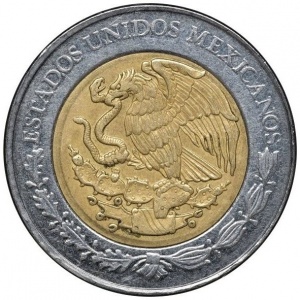 Аверс монеты Мексика, 5 песо, 2009, Агустин де Итурбиде