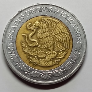 Аверс монеты Мексика, 5 песо, 2009, Леона Викарио