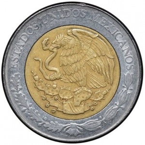 Аверс монеты Мексика, 5 песо, 2010, Венустиано Карранса