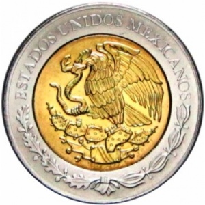 Аверс монеты Мексика, 5 песо, 2010, Гвадалупе Виктория