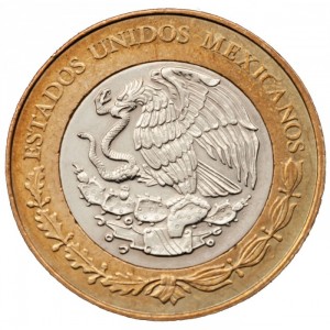 Аверс монеты Мексика, 20 песо, 2016, 50 лет Морскому плану