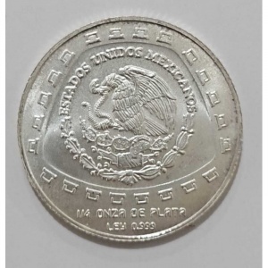 Аверс монеты Мексика, 1 песо, 1998, Тольтеки - Ягуар