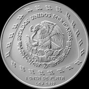 Аверс монеты Мексика, 5 песо, 1998, Тольтеки - Ягуар