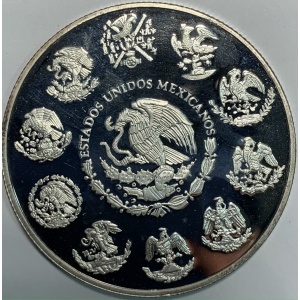Аверс монеты Мексика, 5 песо, 2000, Миллениум - Рука