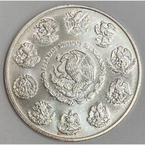 Аверс монеты Мексика, 5 песо, 2000, Вымирающие виды - Беркут