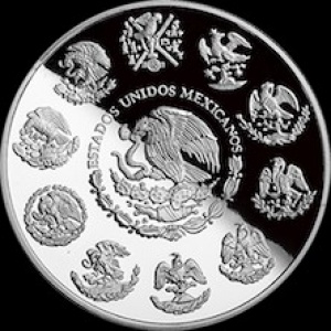 Аверс монеты Мексика, 5 песо, 2012, Чичен-Ица - Дом монахинь