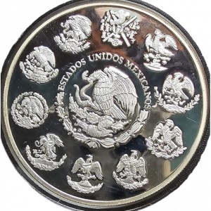 Аверс монеты Мексика, 10 песо, 2000, Миллениум - Архитектура
