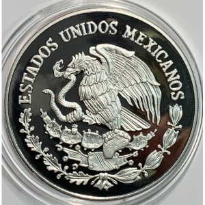 Аверс монеты Мексика, 10 песо, 2005, 470 лет монетному двору Мексики