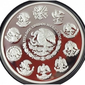 Аверс монеты Мексика, 20 песо, 2012, Чичен-Ица - Пирамида Кукулькана