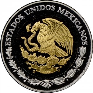 Аверс монеты Мексика, 100 песо, 2004, Табаско