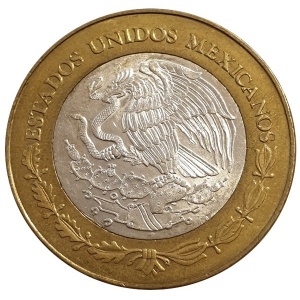 Аверс монеты Мексика, 100 песо, 2005, Коауила