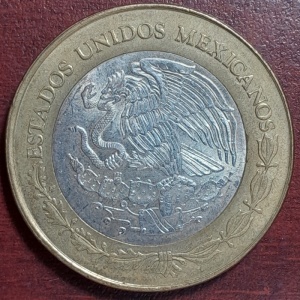 Аверс монеты Мексика, 100 песо, 2007, Оахака