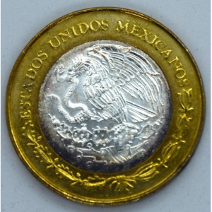 Аверс монеты Мексика, 100 песо, 2007, Кинтана-Роо