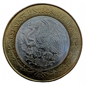 Аверс монеты Мексика, 100 песо, 2007, Тласкала