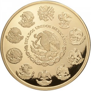 Аверс монеты Мексика, 200 песо, 2011, 200 лет Независимости
